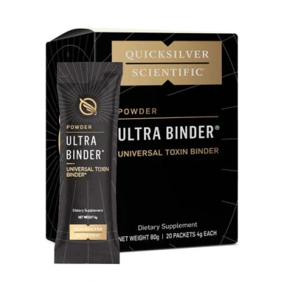 Quicksilver Scientific Ultra Binder Bentonite Clay Zeolite And Charcoal Supplement
