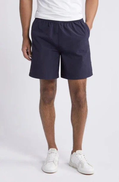 Quiet Golf Badge Nylon Shorts In Blue