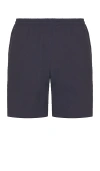 Quiet Golf Badge Nylon Shorts In Navy