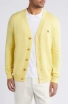 Quiet Golf Cardigan Sweater In Canary