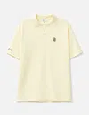 Quiet Golf Embroidered Logo Polo In Neutral