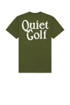 Quiet Golf Heritage Stack Tee