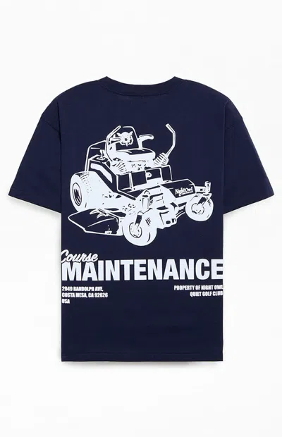 Quiet Golf Men's Staff T-shirt In Navy In Blue