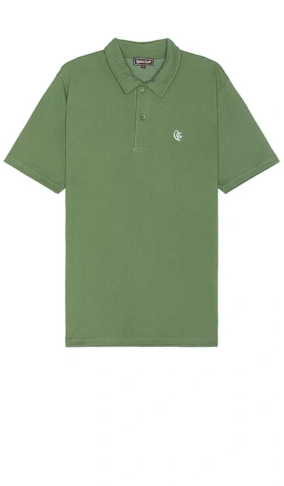 Quiet Golf Polo 衫 In Olive