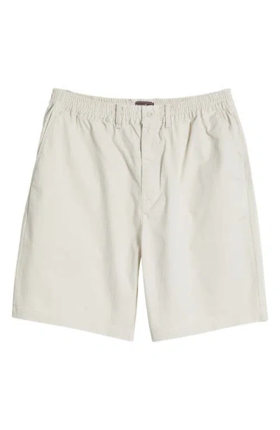 Quiet Golf Monogram Stretch Cotton Twill Shorts In Brown