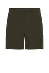 Quiet Golf Monogram Tech Shorts Navy