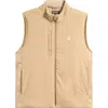 Quiet Golf Monogram Tech Vest In Brown