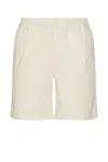 Quiet Golf Monogram Twill Shorts Bone
