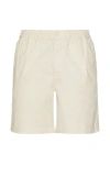 Quiet Golf Monogram Twill Shorts Bone