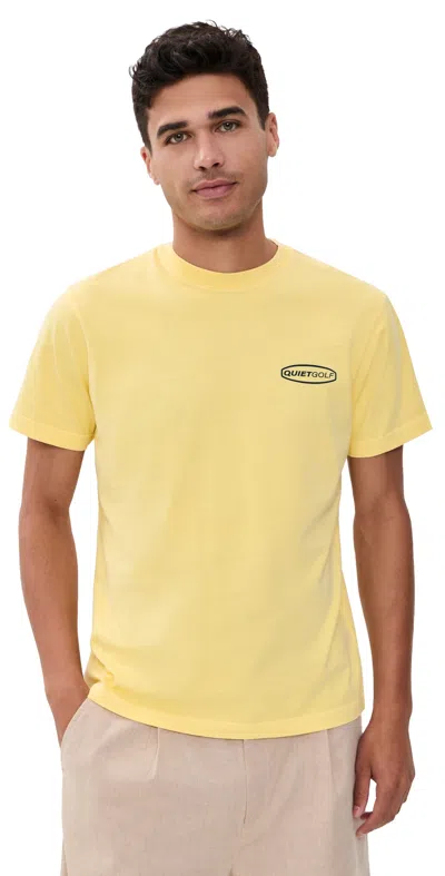 Quiet Golf Pro Shop T-shirt Yellow