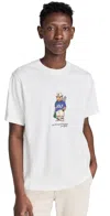 QUIET GOLF QG OWL TEE WHITE