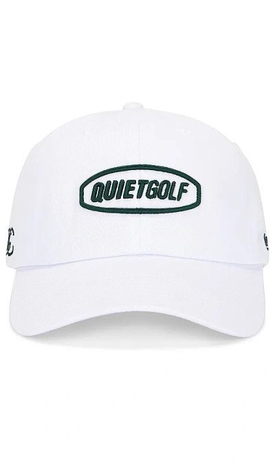 Quiet Golf Qg Tour Nylon Hat In White