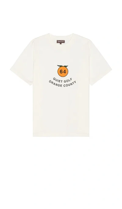 Quiet Golf Qgoc T-shirt In 白色