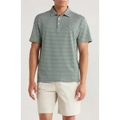 QUIET GOLF QUIET GOLF RANDOLPH STRIPE PIQUÉ GOLF POLO