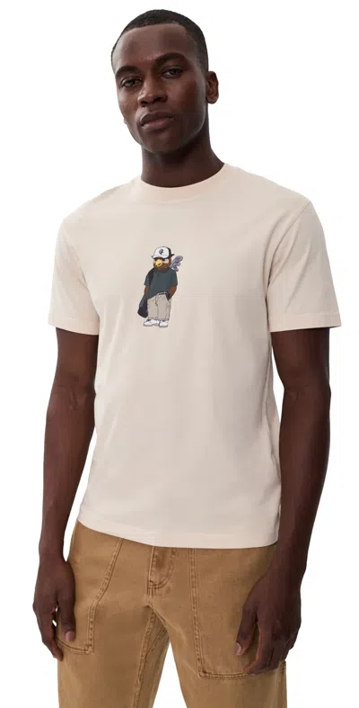 Quiet Golf Randolph Tee Taupe In Brown
