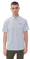 Quiet Golf Sunny Active Stripe Polo In Blue