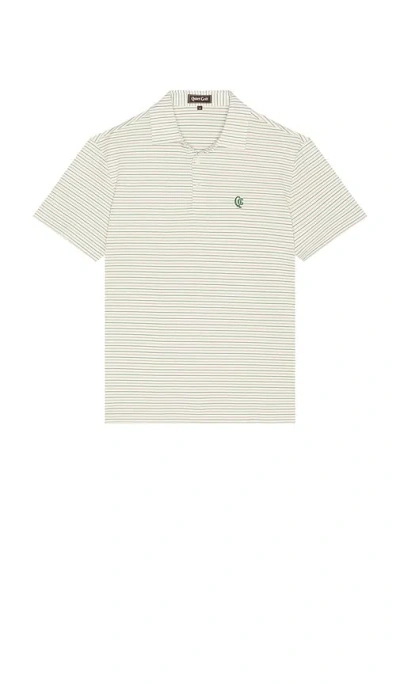 Quiet Golf Teo Short Sleeve Polo In Brown
