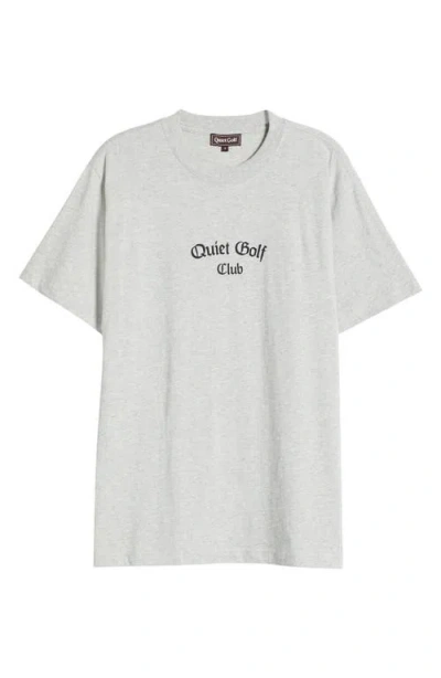 Quiet Golf Valley Graphic T-shirt In Ash