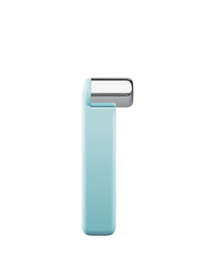 Quiet Hours Facial Ice Roller Plastic/stainless Steel Ice Blue In White