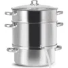 Quikfurn 11 Quart Stainless Steel Steamer / Fruit Vegetable Juicer
