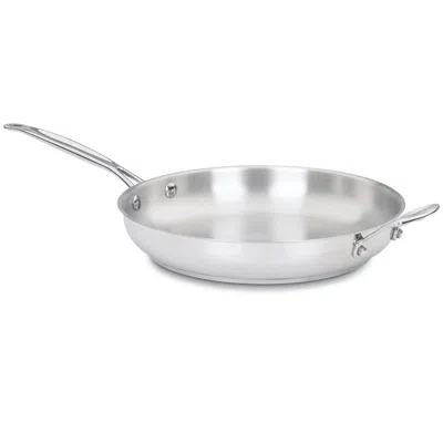 Quikfurn 12 Inch Cool Touch Stainless Steel Skillet In Metallic