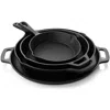 Quikfurn 12-piece Cast Iron Cookware Set With Dutch Oven Frying Pan Skillet And Pizza Pan