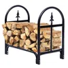 Quikfurn 2 Ft. Small Indoor/outdoor Heavy Duty Steel Firewood Storage Holder
