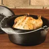 Quikfurn 5-quart Seasoned Cast Iron Dutch Oven With Lid And Spiral Wire Handle