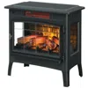 Quikfurn Black Infrared Quartz Electric Fireplace Stove Heater