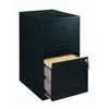 Quikfurn Black Metal 2-drawer Vertical Filing File Cabinet