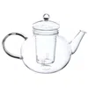 Quikfurn Borosilicate Glass 1.32 Quart Teapot With Removable Infuser