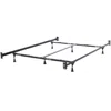 Quikfurn California King Heavy Duty Metal Bed Frame With Headboard Footboard Brackets