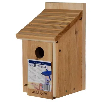 Quikfurn Cedar Wood Birdhouse - Ideal For Eastern Western And Mountain Bluebirds