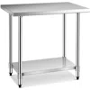 Quikfurn Commercial Kitchen Stainless Steel Work Table