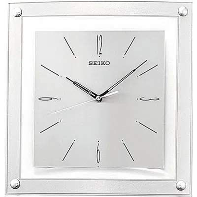 Quikfurn Contemporary 12.25-inch Square Quiet Analog Wall Clock In Brown