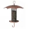 Quikfurn Copper Umbrella Bird Feeder With Mesh Tube Revivor - 3.5 Lbs. Seed Capacity