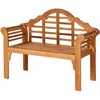 Quikfurn Farmhome Folding 2 Seater Garden Eucalyptus Bench
