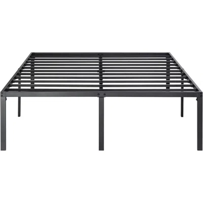 Quikfurn Full 18-inch Metal Platform Bed Frame With Under-bed Storage Space