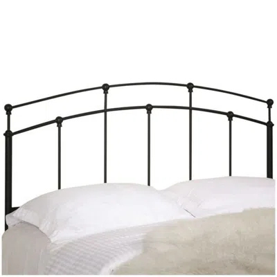 Quikfurn Full / Queen Size Arch Headboard In Black Metal Finish