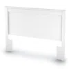 Quikfurn Full / Queen Size Headboard In White Finish