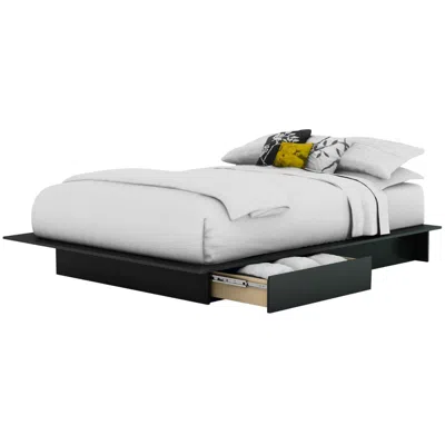 Quikfurn Full / Queen Size Modern Platform Bed Frame With 2 Storage Drawers