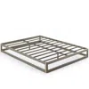 Quikfurn Full Size Modern Heavy Duty Low Profile Metal Platform Bed Frame