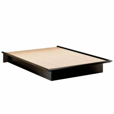 Quikfurn Full Size Modern Platform Bed Frame In Black Finish
