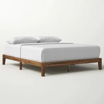 Quikfurn Full Size Simple Modern Solid Wood Platform Bed Frame - 700 Lb. Weight Capacity