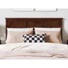 Quikfurn Full Size Traditional Style Headboard In Walnut Wood Finish
