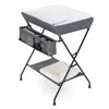 Quikfurn Grey Folding Wide Nursery Diaper Baby Changing Table