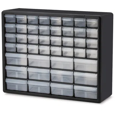 Quikfurn Hardware Craft Fishing Garage Storage Cabinet In Black With Drawers