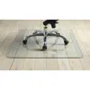 Quikfurn Heavy Duty 36 Inch Tempered Glass Chair Mat