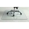 Quikfurn Heavy Duty 50 Inch Tempered Glass Chair Mat