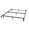 Quikfurn Heavy Duty 7-leg Metal Bed Frame / Adjust To Fit Twin, Full, & Queen